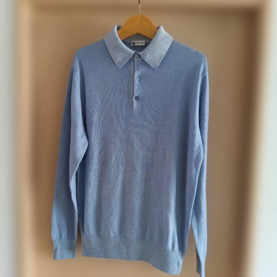 50 イタリア製 カシミヤ シルク ニット colombo