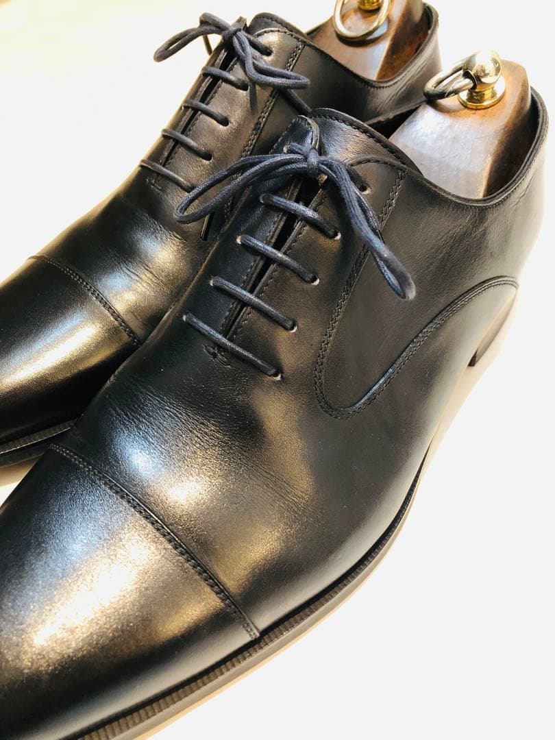 ★超美品★定価30,000円！LANVIN ストレートチップ 本革 27EEE