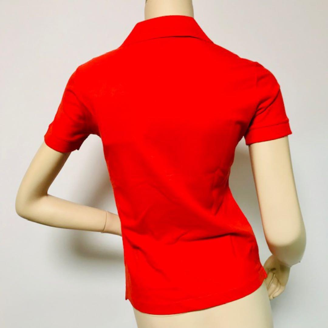 新品未使用★ルイヴィトン・レディース LV刺繍 コットン ポロシャツ(XS)