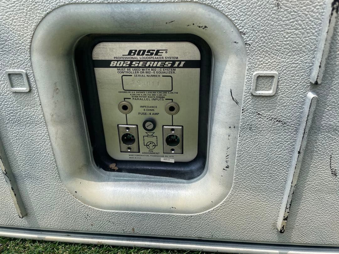 BOSE 802 II スピーカー音出し確認済み