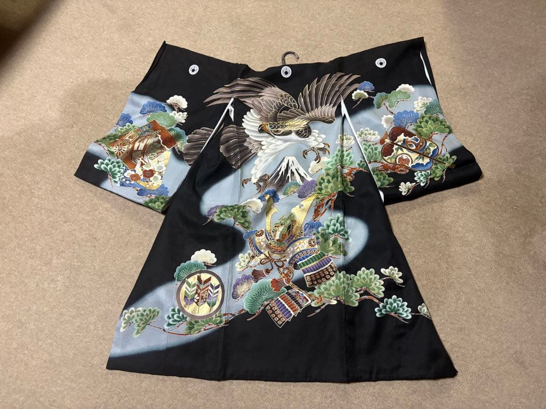 お宮参り　初着　産着　男の子　お祝い着　熨斗目