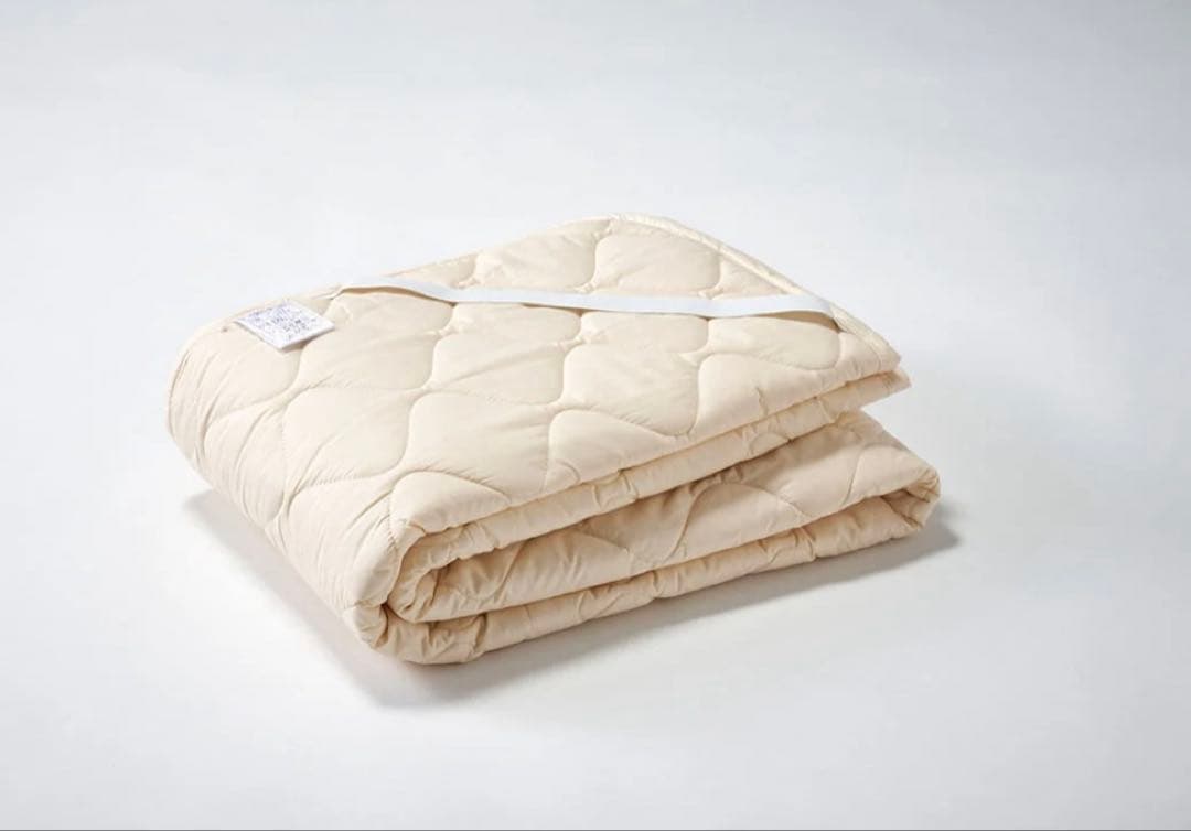 【美品】ウールベッドパッド｜フランス産ウール100% ミネルヴァピロー シングル