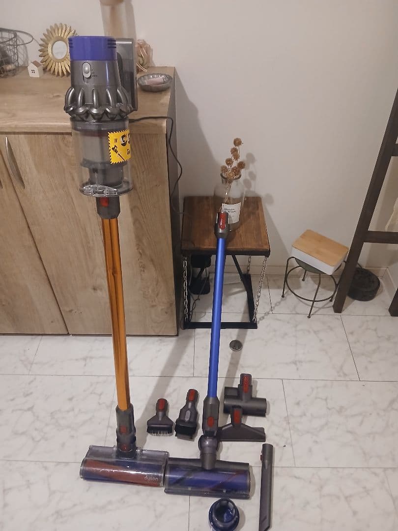Dyson V10 SV12 ヘッド2種 パイプ2本 予備フィルター付