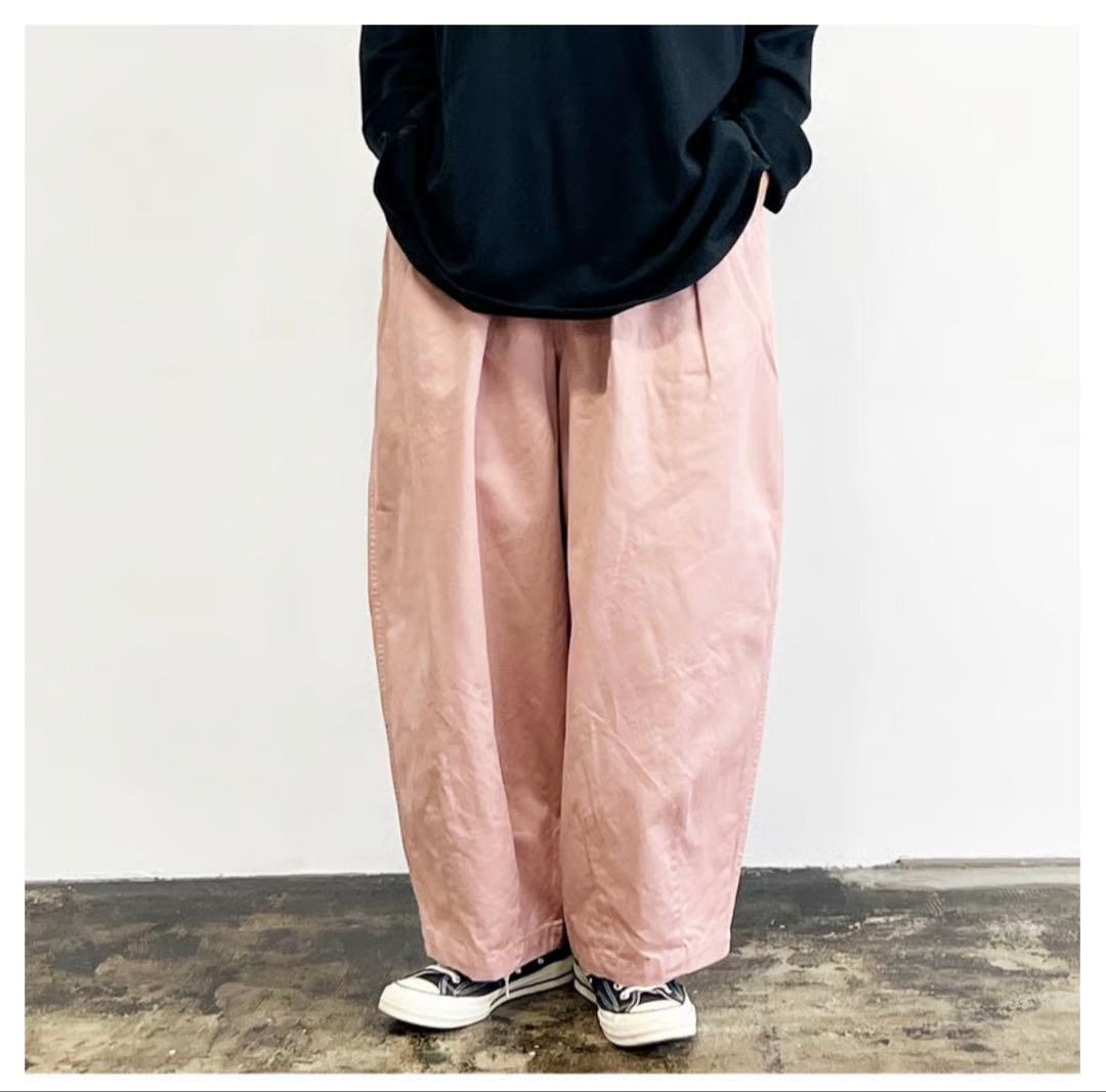 HARVESTY サーカスパンツ ピンク