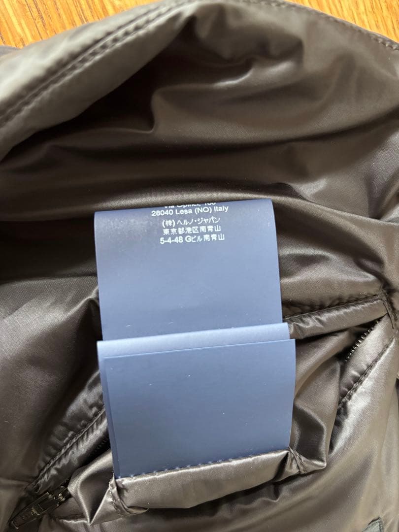 Herno ブラック ダウンベスト ダブルボタン