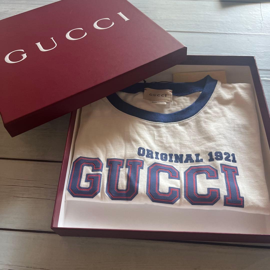 GUCCI ORIGINAL 1921 Tシャツ ホワイト/ネイビー