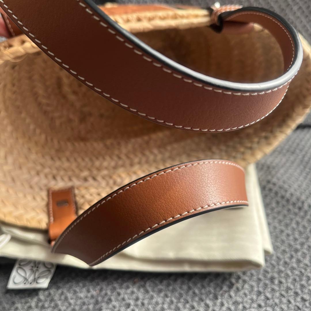 【あっかーね】 ロエベ LOEWE カゴバッグ スモール ナチュラル