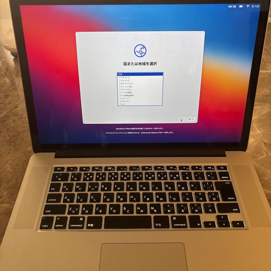 Apple MacBook Pro 16G/S512G 15インチ
