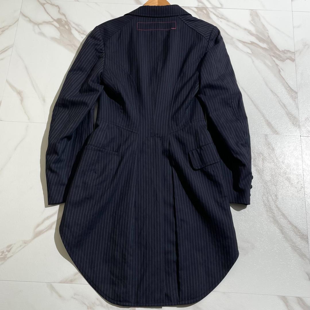 希少　ジュンヤワタナベマン　ピンク　チェーンボタン　燕尾　ロングジャケット