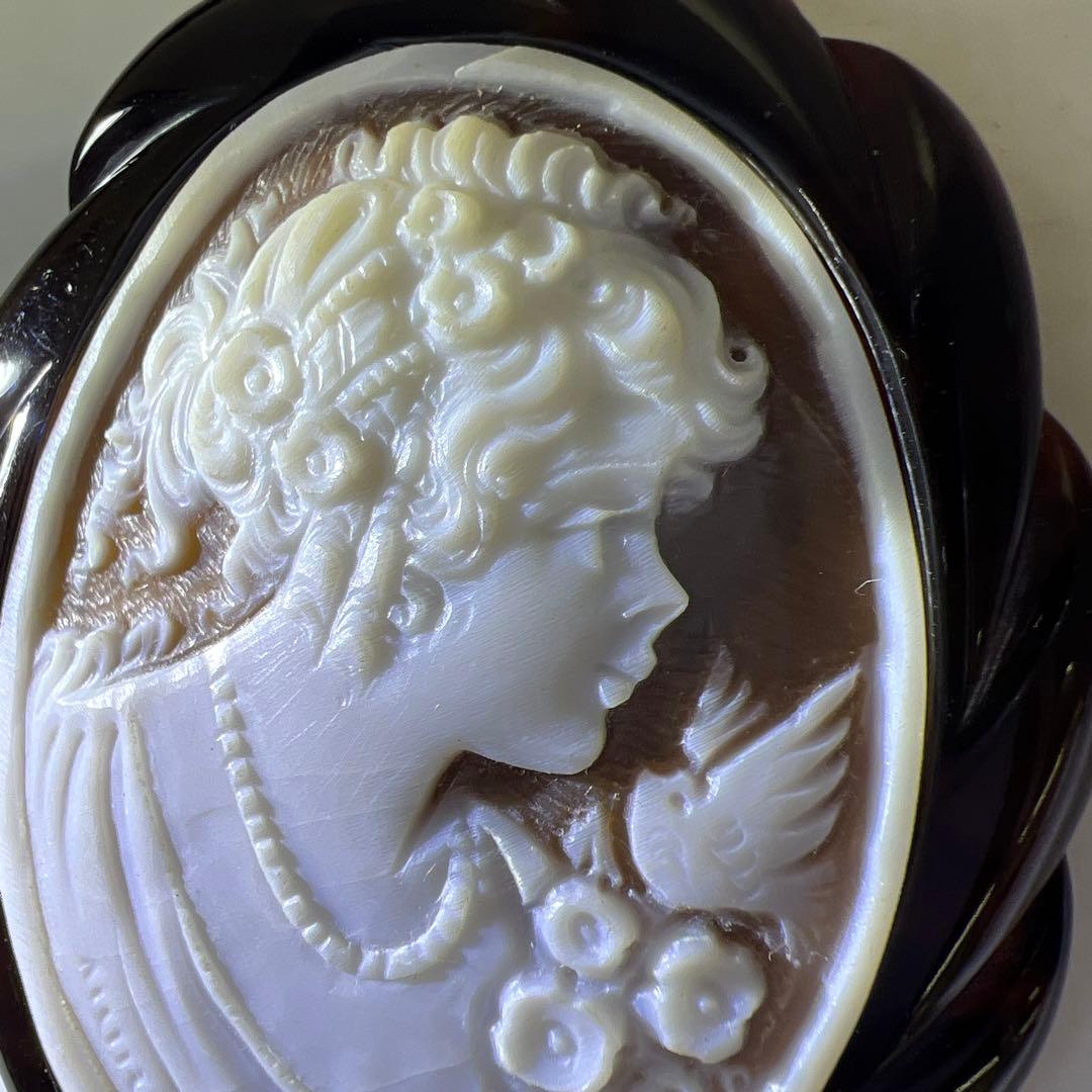 専用本鼈甲　シェルカメオチェーンネックレス　20g 東Y8-0114☆2Fトヒチ