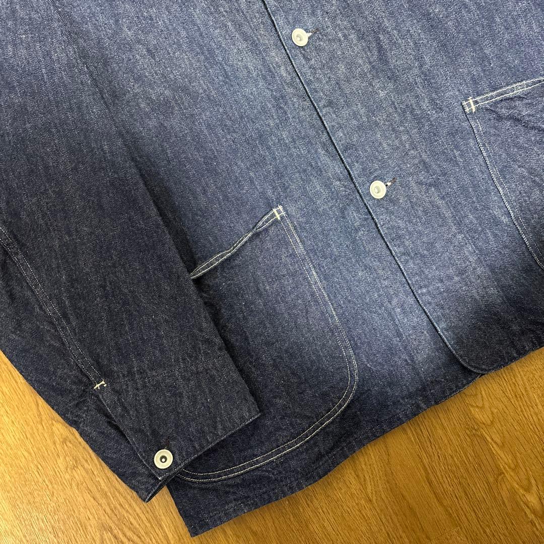 【COMOLI】21AW デニムワークジャケット サイズ2 未使用に近い 美品！