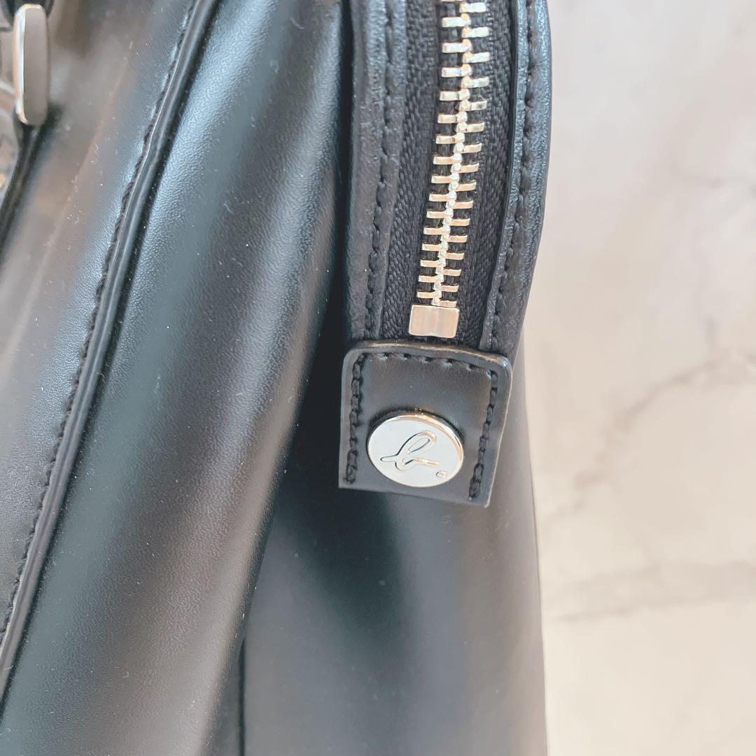 agnès b. アニエスべー レザートートバッグ　ブラックA 4 ・ＰＣ