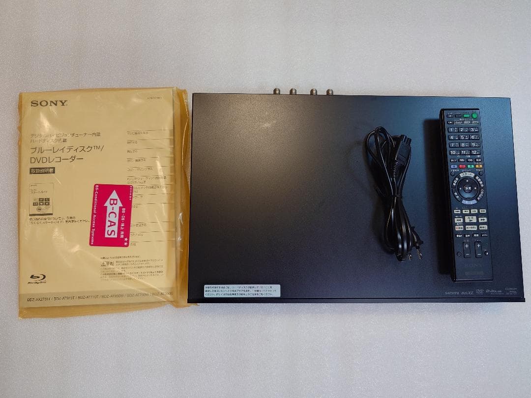 SONY BDZ-AT970T ブルーレイレコーダー