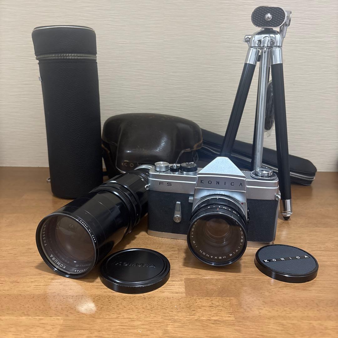 KONICA FS 一眼レフカメラ KOMURA f/5 300mm