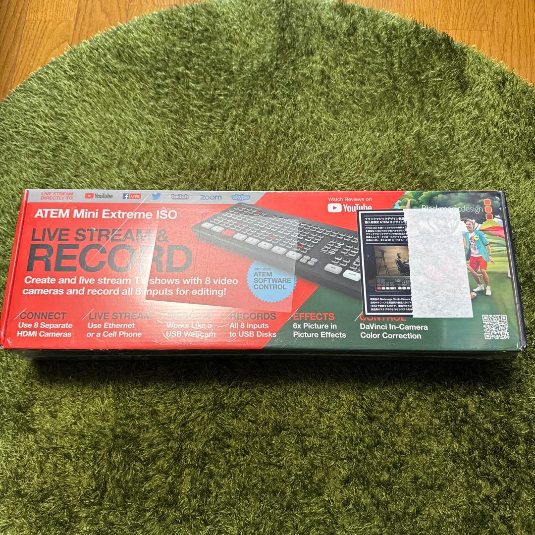 め*い様 ATEM Mini Extreme ISO ライブストリーミング機器