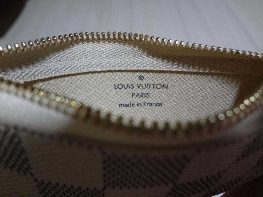 ルイヴィトン　ケース　ダミエ・アズール　ポシェット・クレ　小銭