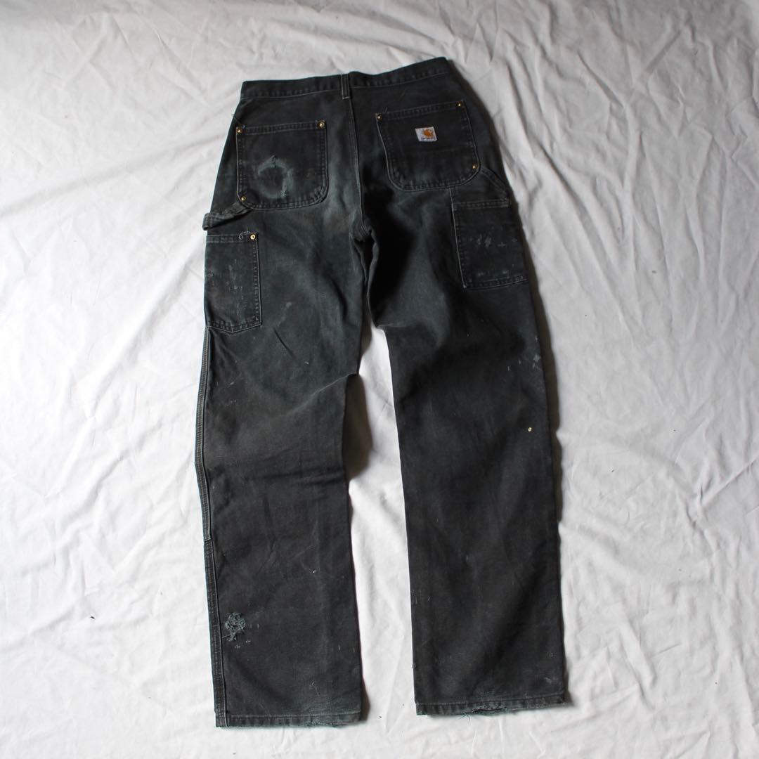 超雰囲気 Carhartt ダブルニー ペインターパンツ BLK 墨黒 ダック地