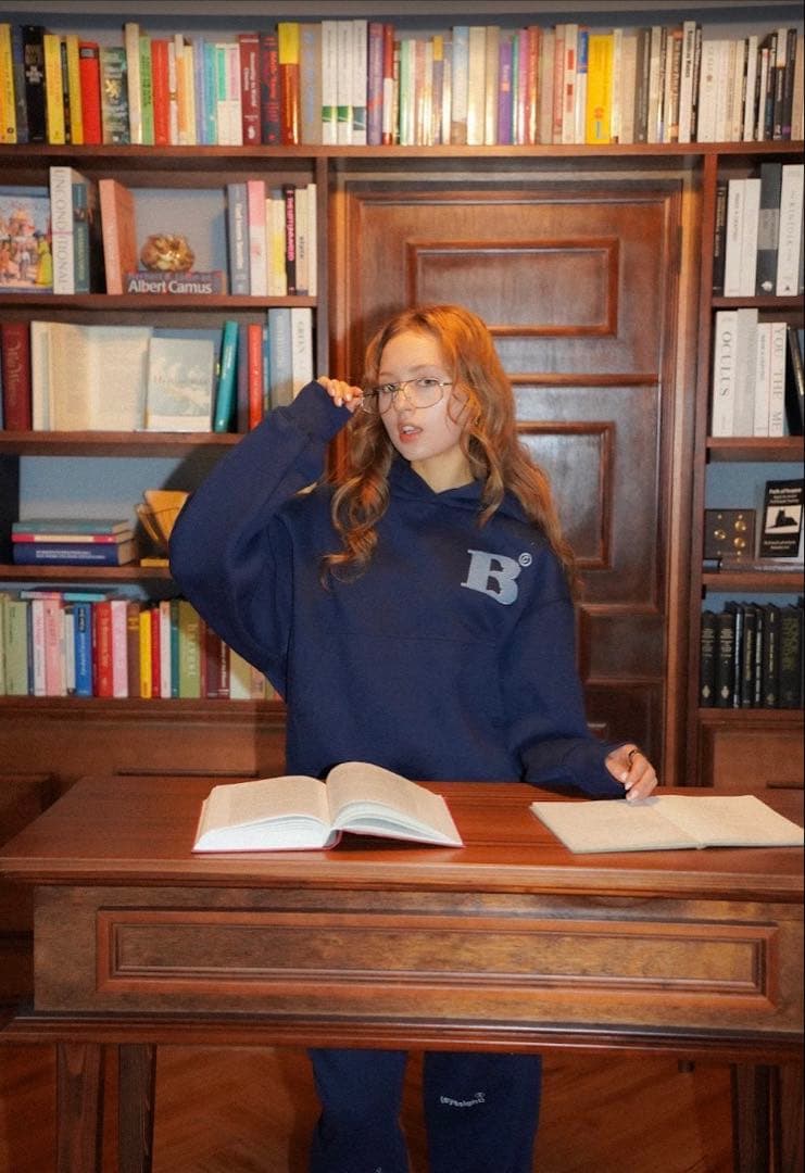 【Beck and call】　B logo hoodie sweat pant