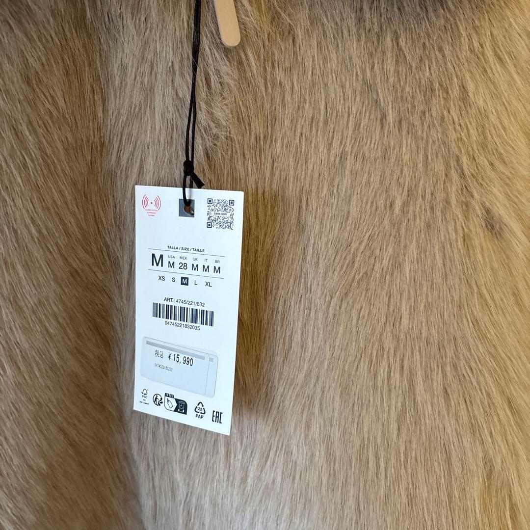 ZARA ザラ ダブルフェイス フェイクファージャケット M