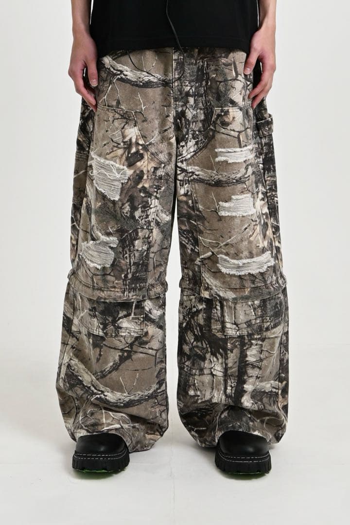 リアルツリーダメージ2WAYパンツ Sサイズ