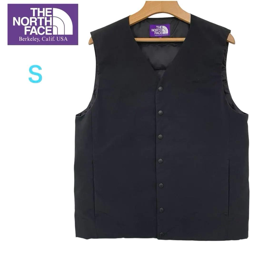ノースフェイス パープルレーベル ダウンベスト　ブラック ライトダウン