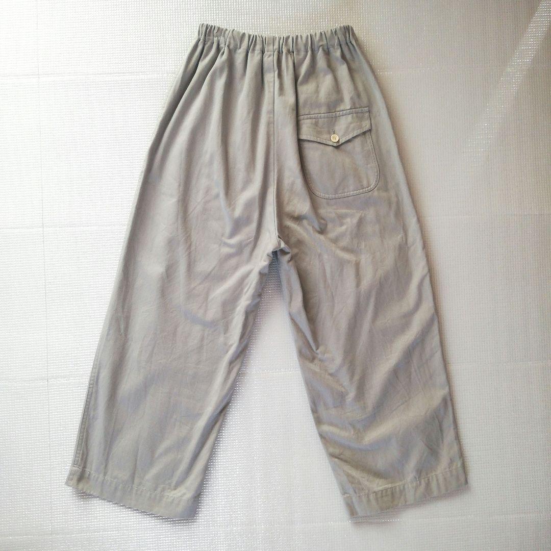美品◆ゴーシュ　カツラギワイドパンツ　グレー