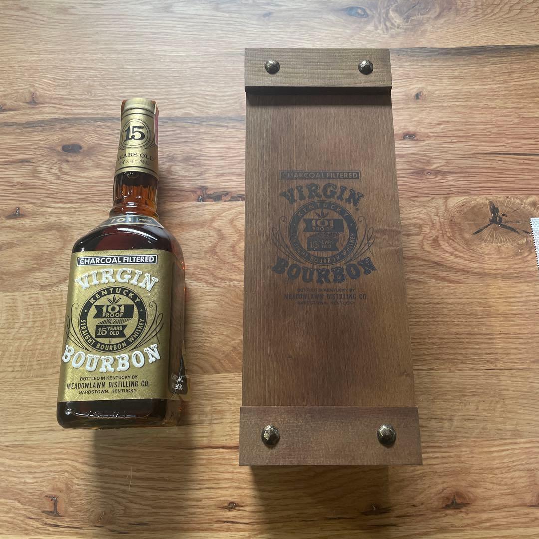 【古酒】ヴァージンバーボン Virgin Bourbon 15年 750ml