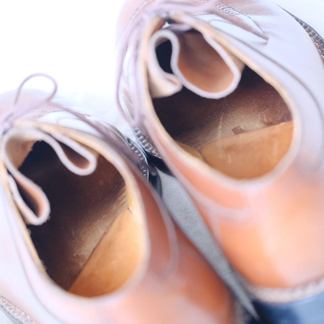 超希少J.M.WESTONウエストン677ロシアンカーフハントダービー茶9C