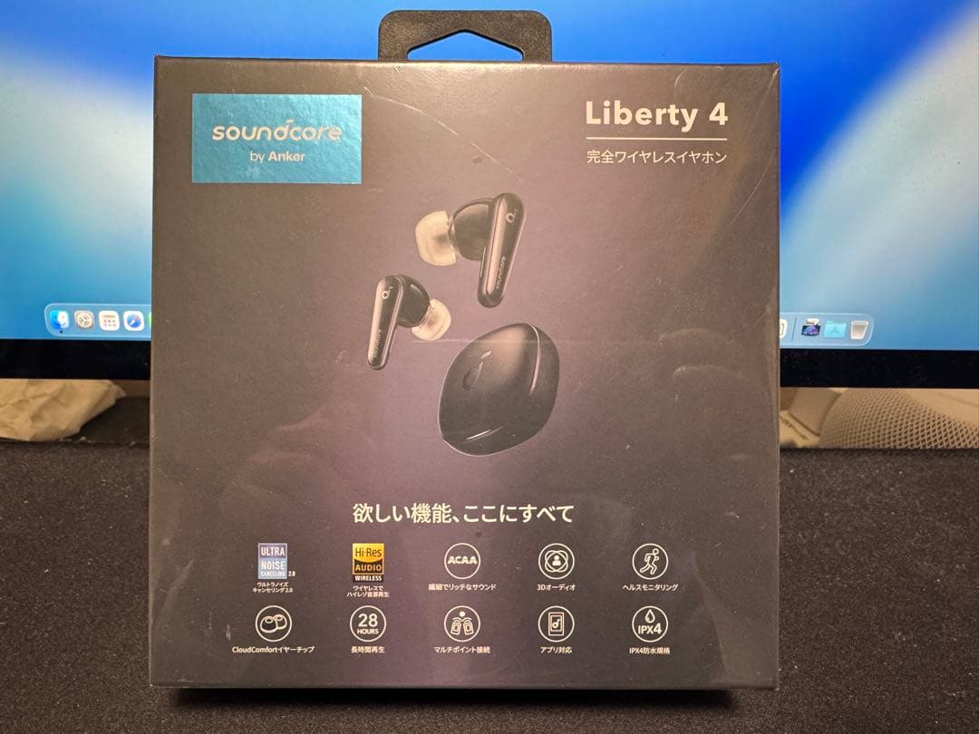 soundcore Liberty 4 ワイヤレスイヤホン ブラック