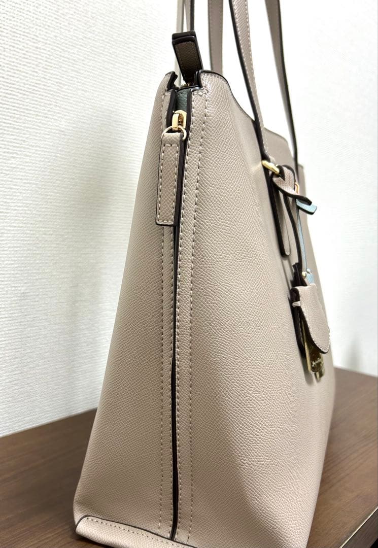 Jewelna Rose OLバッグ・セレム 横型トートバッグ A4グレージュ