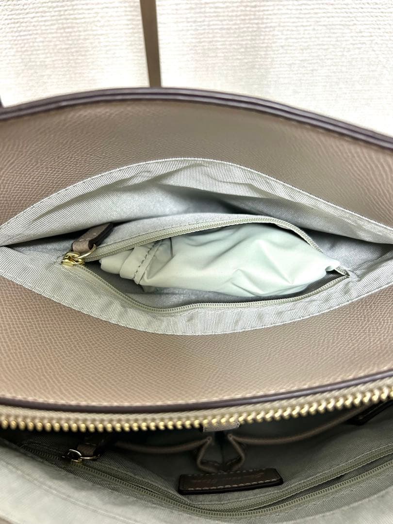 Jewelna Rose OLバッグ・セレム 横型トートバッグ A4グレージュ