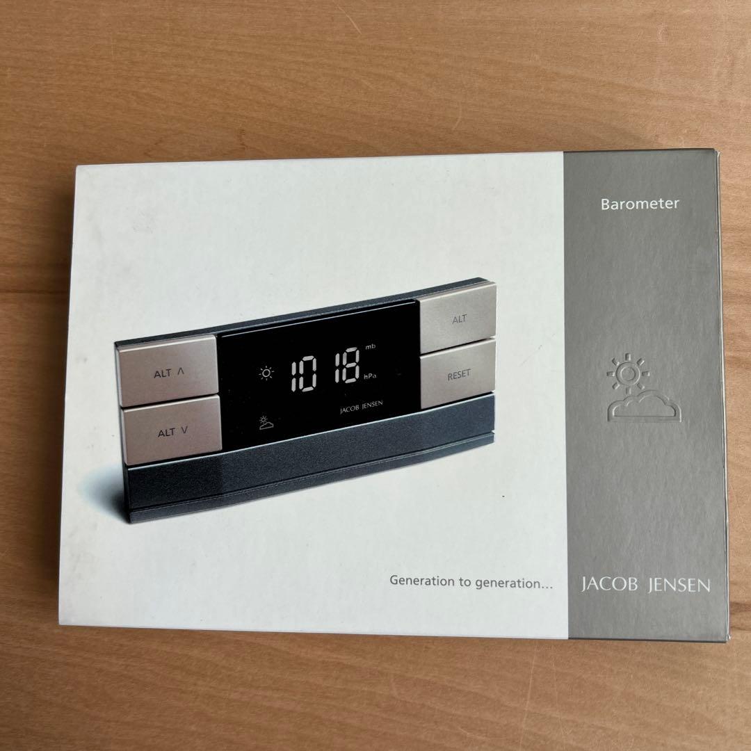 JACOB  ヤコブイェンセン　ウェザーステーション　気圧計