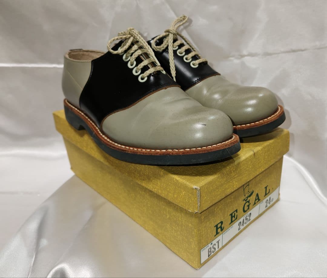 【REGAL】リーガル サドルシューズ 2452 バイカラー 24cm