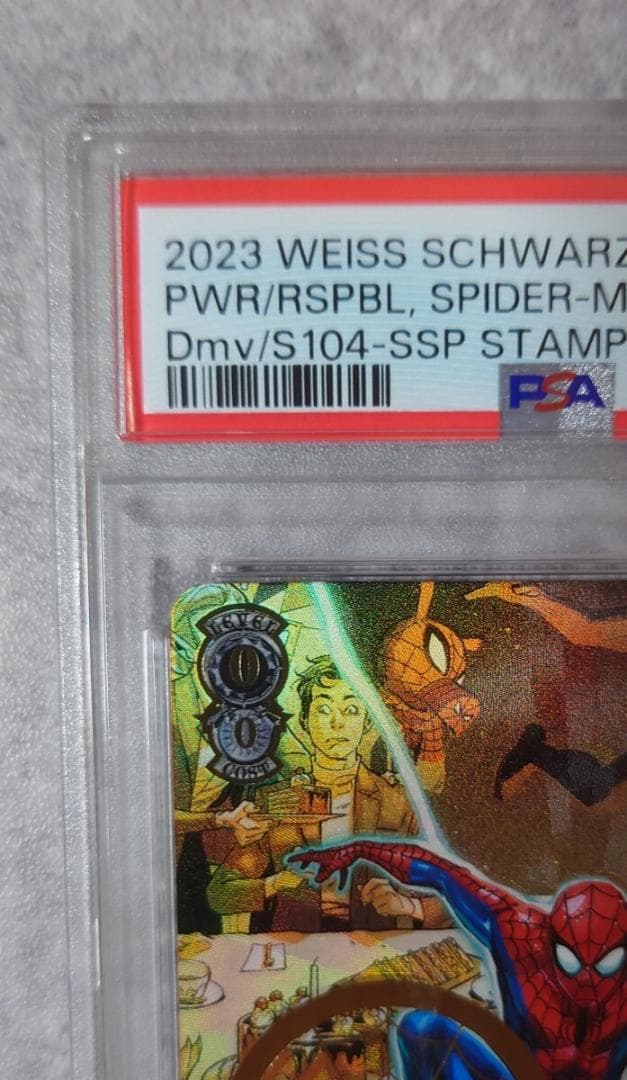 【美品】⭐️PSA10 大いなる力と大いなる責任 スパイダーマン SSP サイン