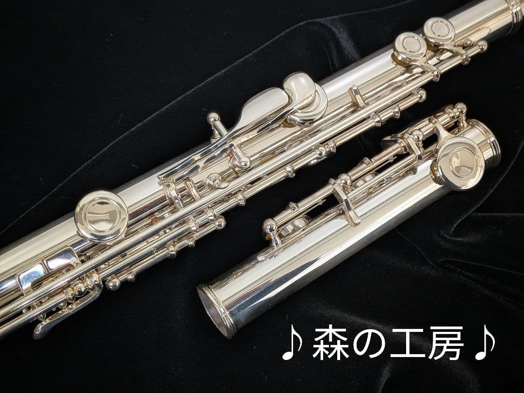 商談中【ゆう】銀メッキヤマハフルート YFL211S Eメカ