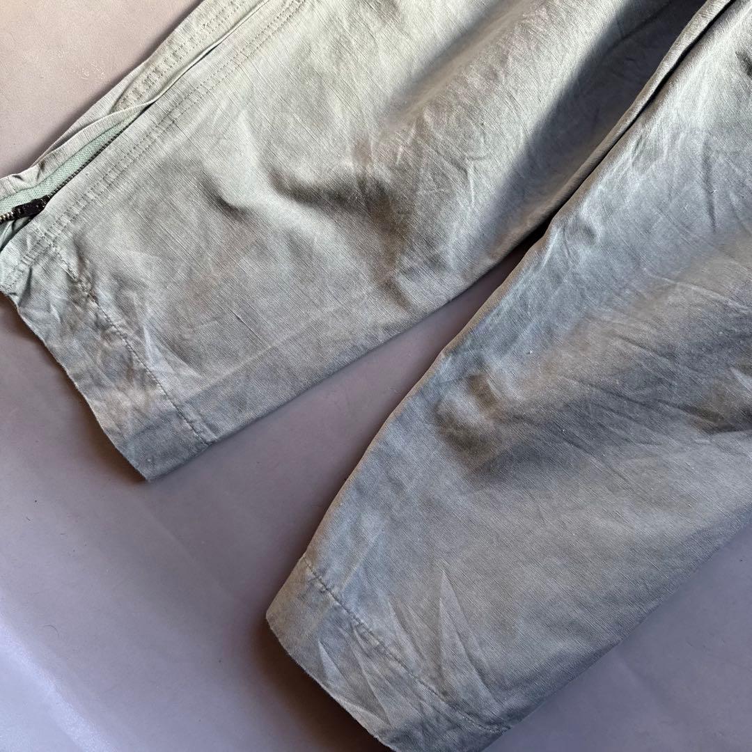 60s イタリア空軍実物 パイロットパンツ PRENTICEジップ ヴィンテージ