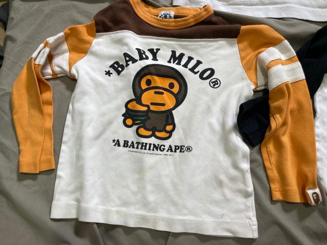 BAPE KIDS 長袖シャツ サイズ110 3つセット