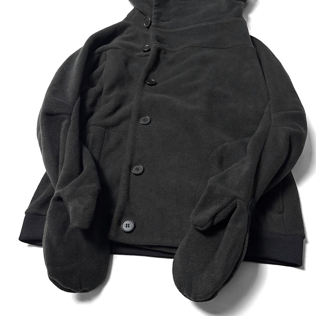 希少 gomme ミトンスリーブフリースジャケット 日本製
