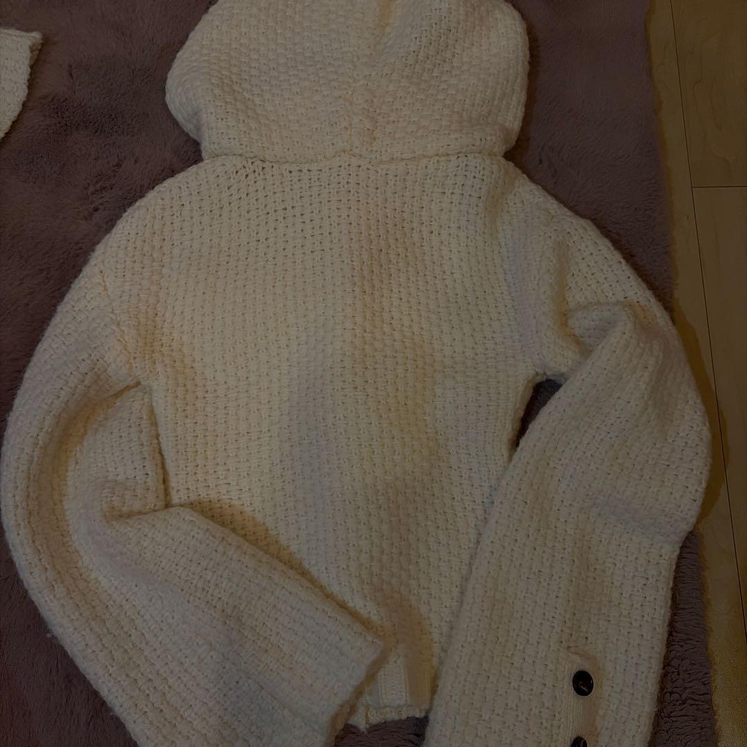 ワンピース andmary Cable knit jacket set up