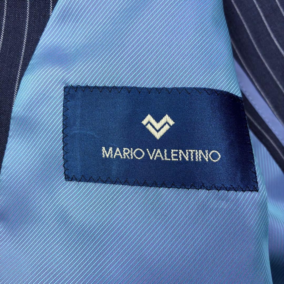 美品　マリオバレンチノ　メリノウール　スーツセットアップ　XL　ネイビー