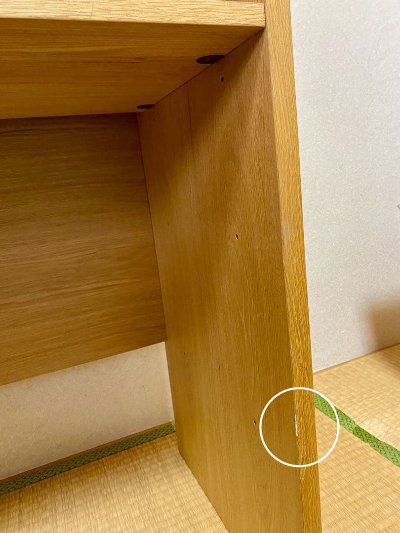 無印良品 スタッキングキャビネット・デスクユニット・オーク材