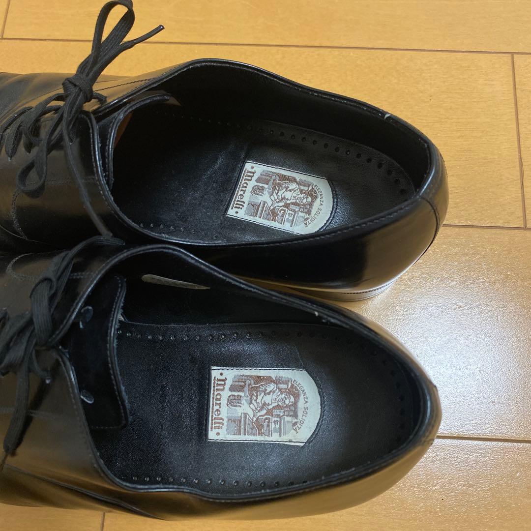 ★未使用級　marelli マレリー 75144 カーフ革 ストレートチップ