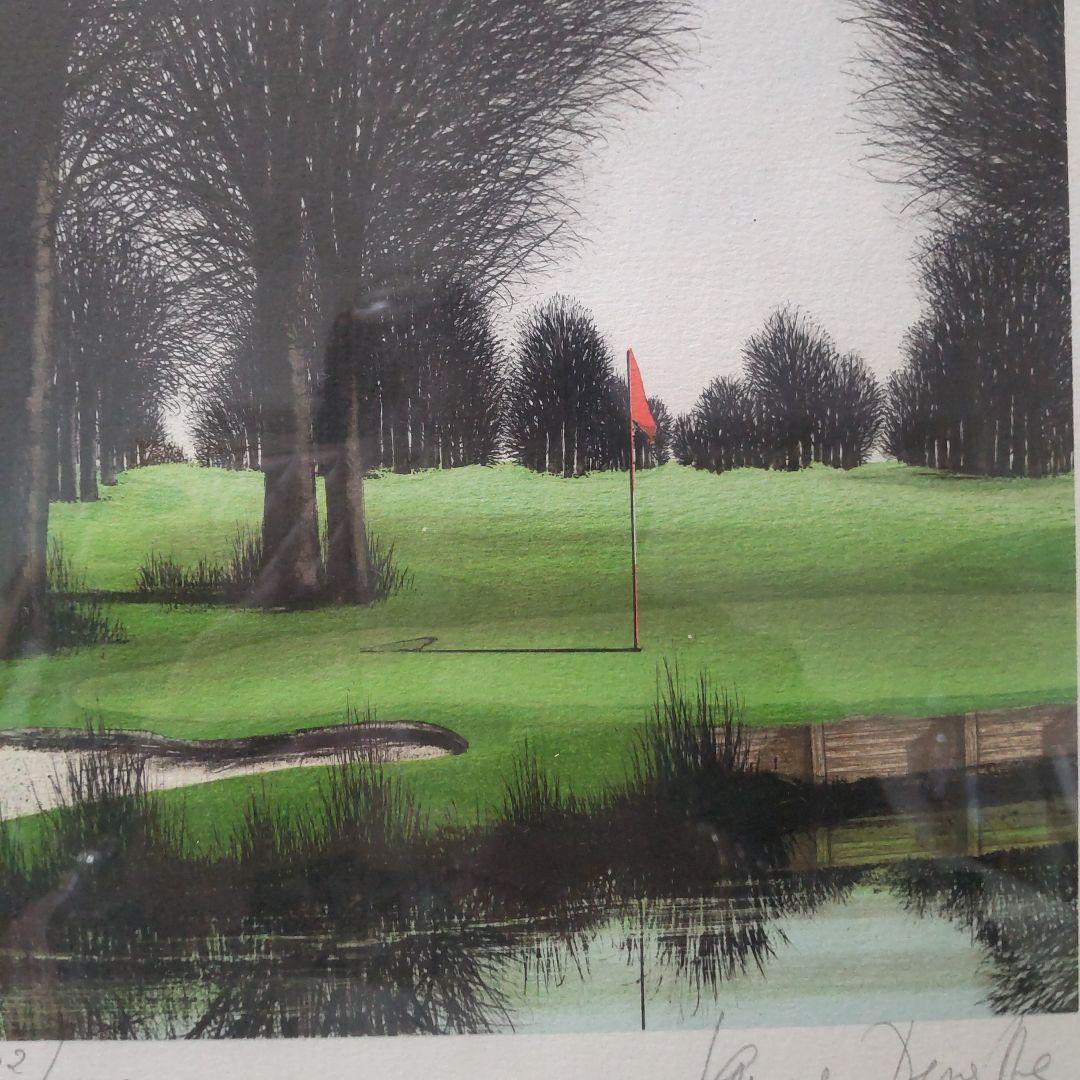 値下げ　デペルト「ショールクリークゴルフクラブ」リトグラフ