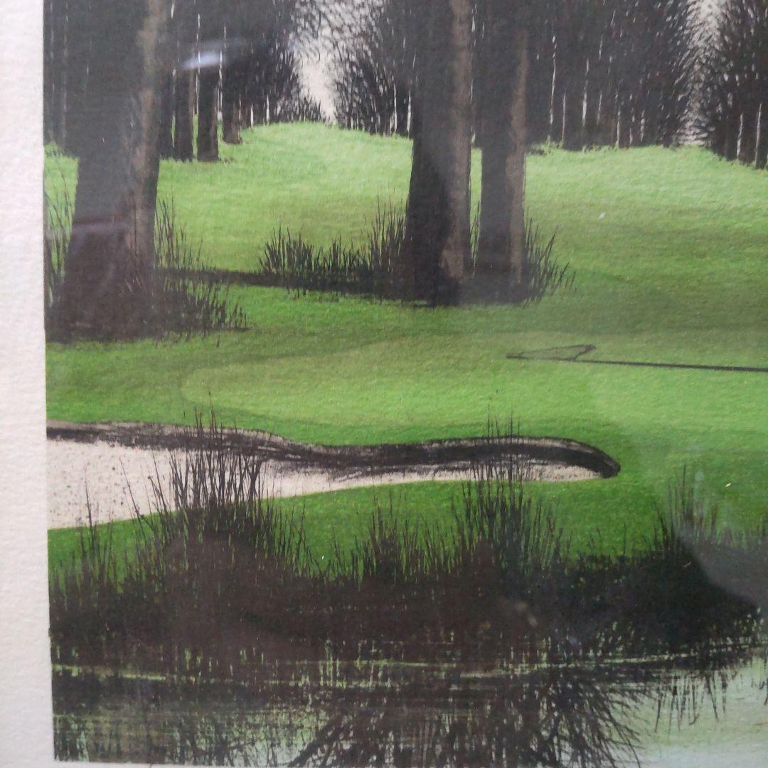 値下げ　デペルト「ショールクリークゴルフクラブ」リトグラフ