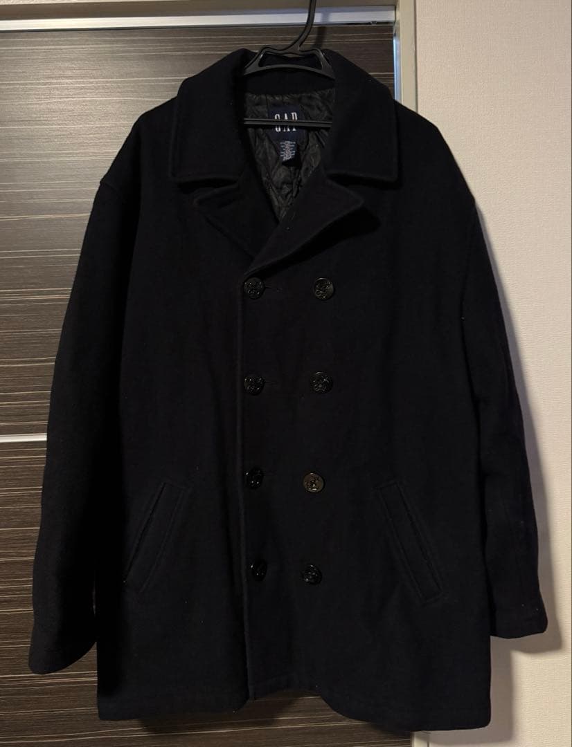 【最終値下げ】00’s old GAP Pコートネイビー　XXL