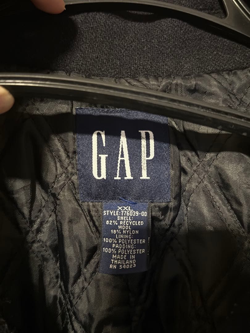 【最終値下げ】00’s old GAP Pコートネイビー　XXL