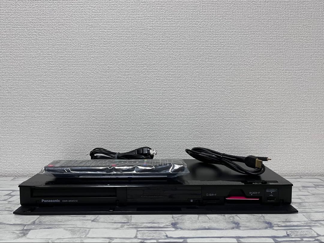 新品リモコン付　2番組録画　パナソニック　BDレコーダー　DMR-BRW510