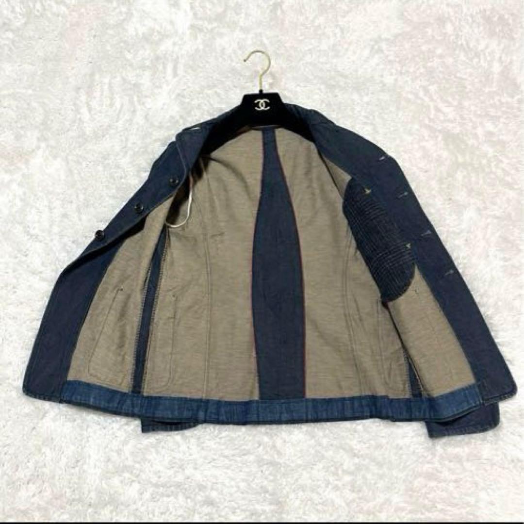 45R デニム　インディゴ　ジャケット　カバーオール　R刺繍