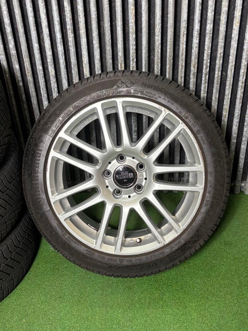 バリ溝‼️225/45R17 PCD112 コンチネンタルスタットレスホイール4本