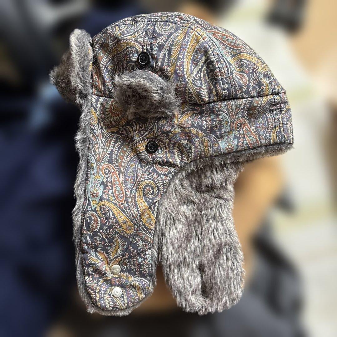 ニューエラ×liberty コラボ　フライトキャップ　ペイズリー